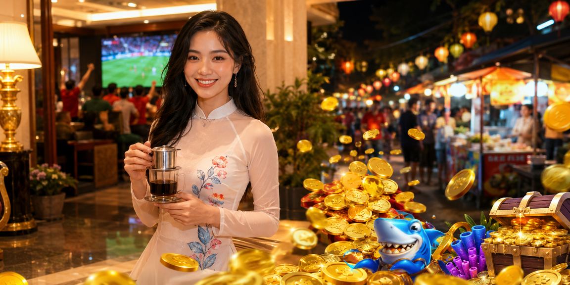 Người dùng tại Hà Nội xem thông tin cá cược thể thao mln111 bên tách cà phê Việt Nam