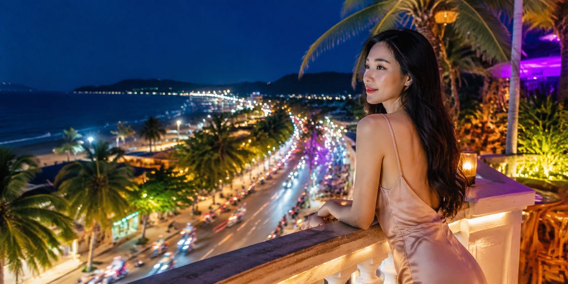 Người dùng tại Phú Quốc trải nghiệm app casino neon trên điện thoại trong không gian giải trí hiện đại